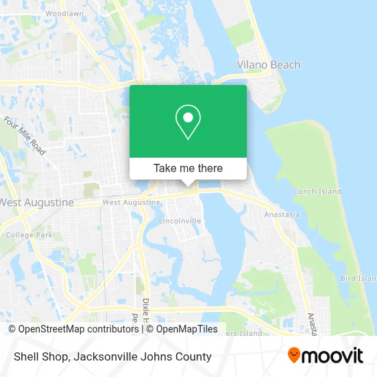 Shell Shop map