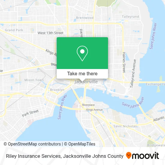 Riley Insurance Services map