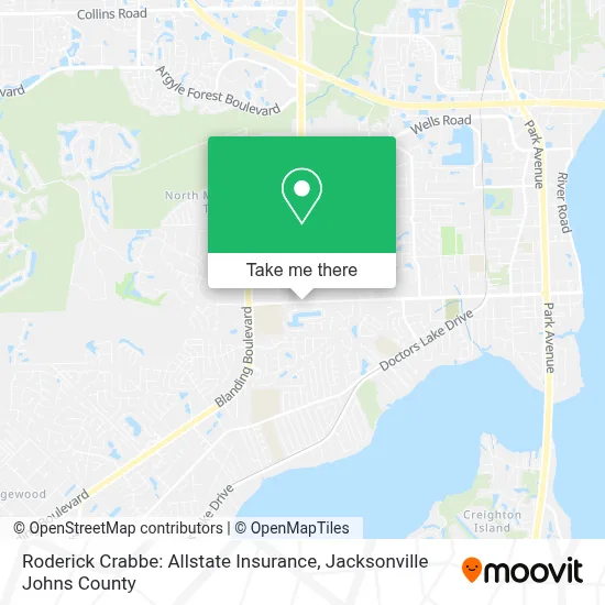 Roderick Crabbe: Allstate Insurance map