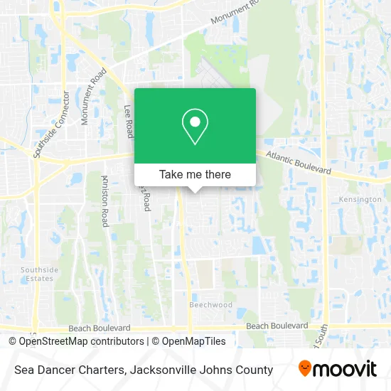 Sea Dancer Charters map