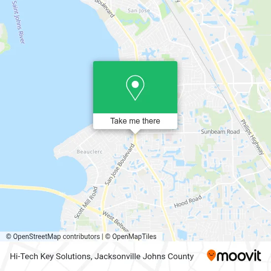 Hi-Tech Key Solutions map