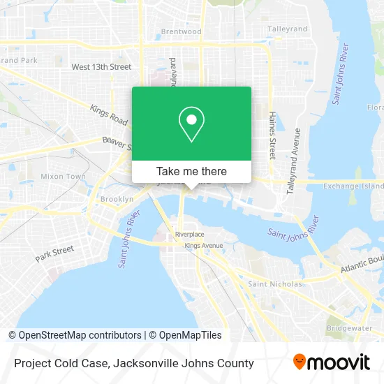 Project Cold Case map