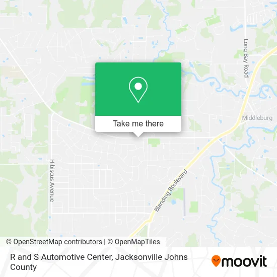 R and S Automotive Center map