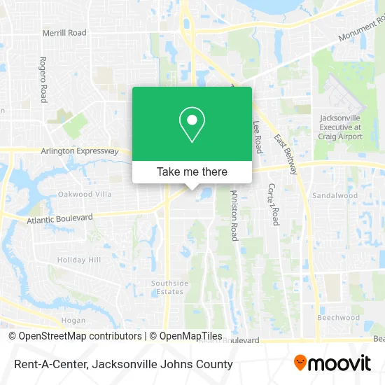 Rent-A-Center map