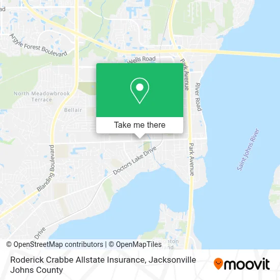 Roderick Crabbe Allstate Insurance map