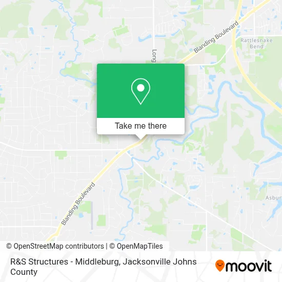 R&S Structures - Middleburg map