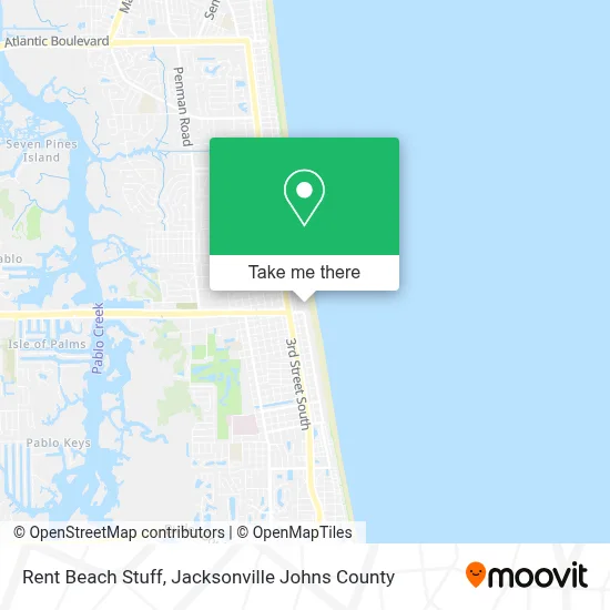 Rent Beach Stuff map
