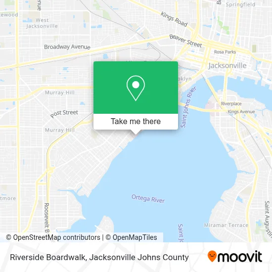 Riverside Boardwalk map