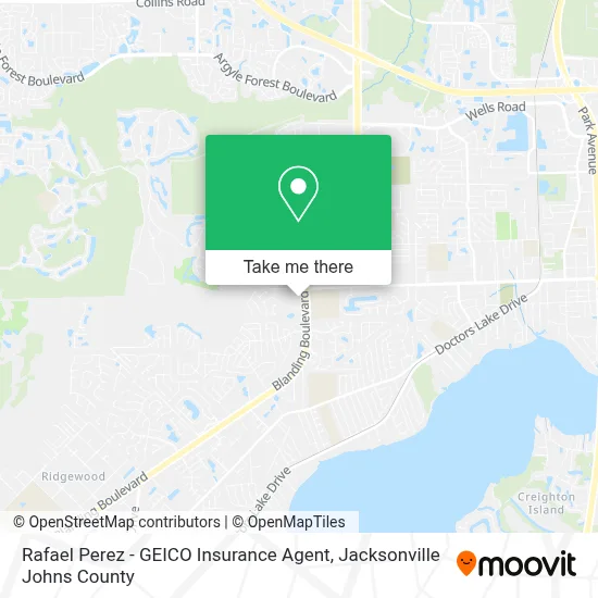 Rafael Perez - GEICO Insurance Agent map