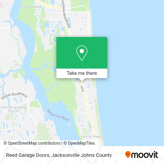 Reed Garage Doors map