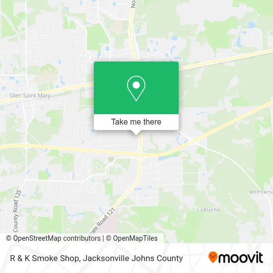 R & K Smoke Shop map