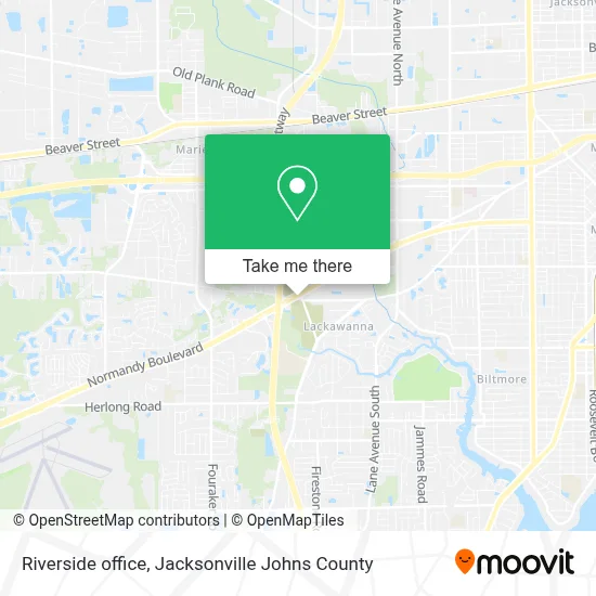 Riverside office map