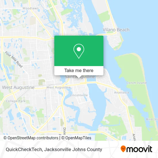 QuickCheckTech map