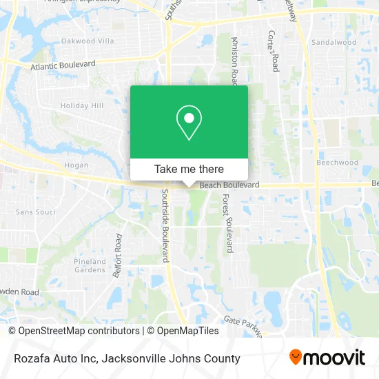 Rozafa Auto Inc map