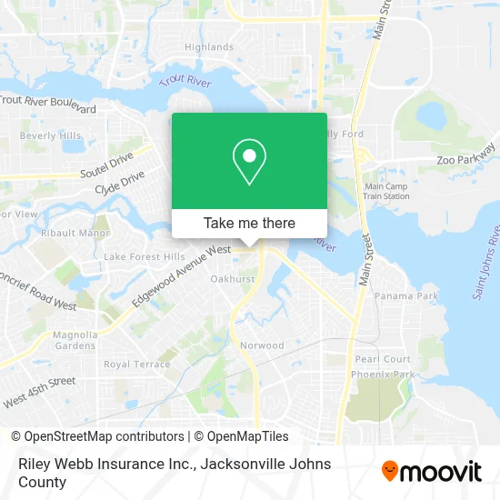 Riley Webb Insurance Inc. map