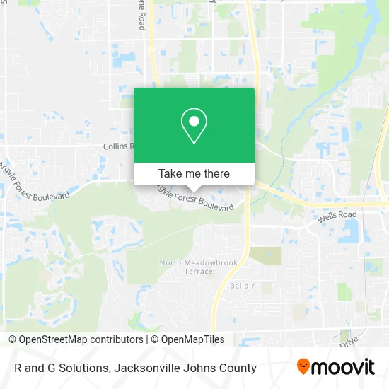 R and G Solutions map