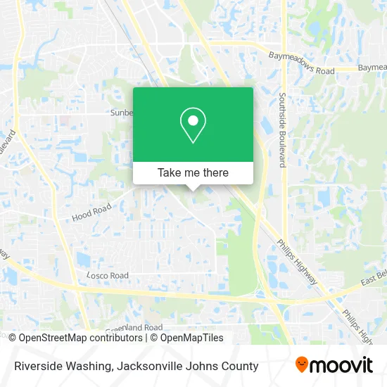 Riverside Washing map