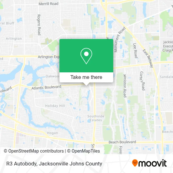 R3 Autobody map