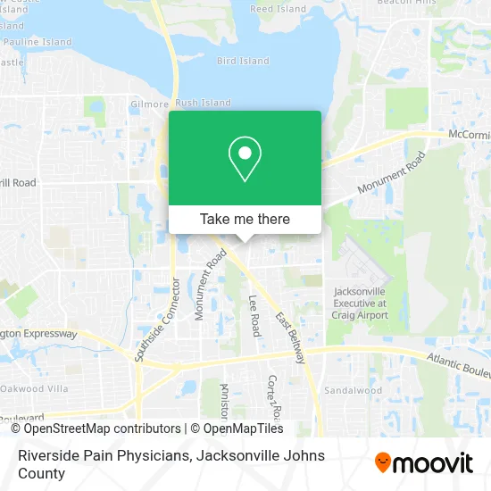 Riverside Pain Physicians map