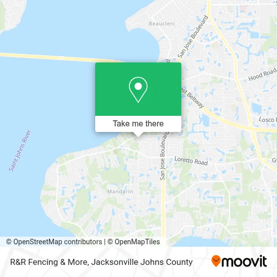 R&R Fencing & More map