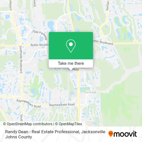 Randy Dean - Real Estate Professional map