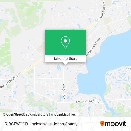 RIDGEWOOD map