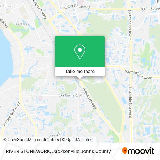 RIVER STONEWORK map