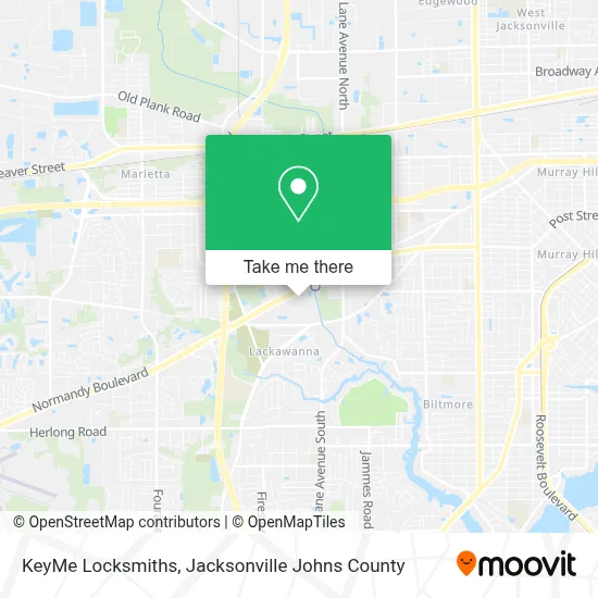 KeyMe Locksmiths map