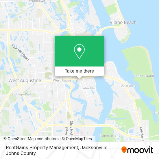 RentGains Property Management map