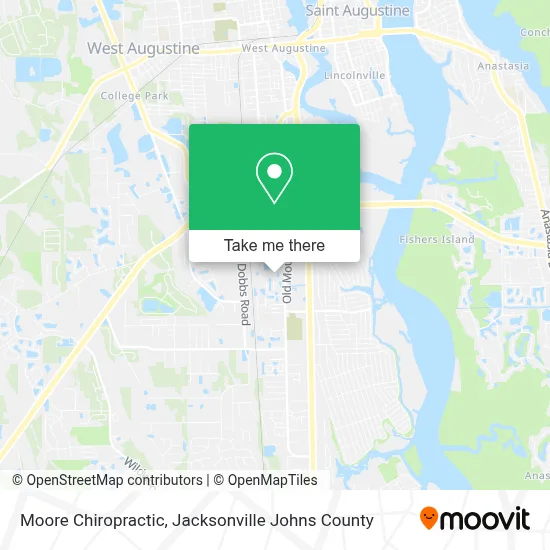 Moore Chiropractic map