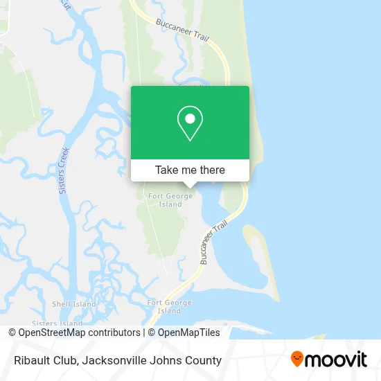 Ribault Club map
