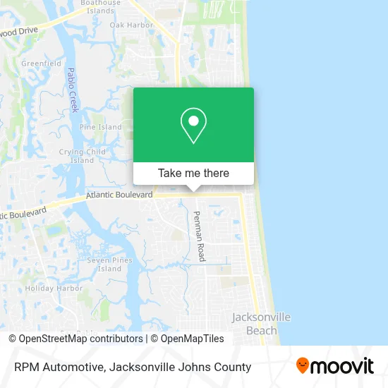 RPM Automotive map