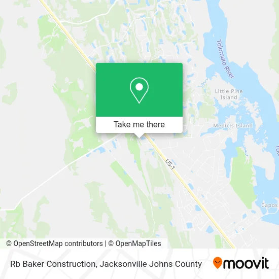 Rb Baker Construction map