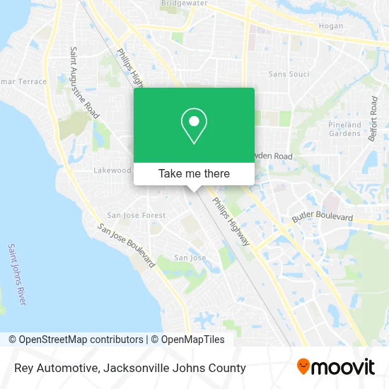 Rey Automotive map