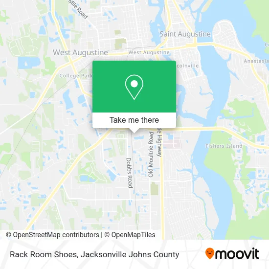 Rack Room Shoes map