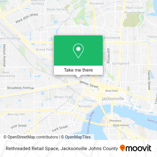 Rethreaded Retail Space map
