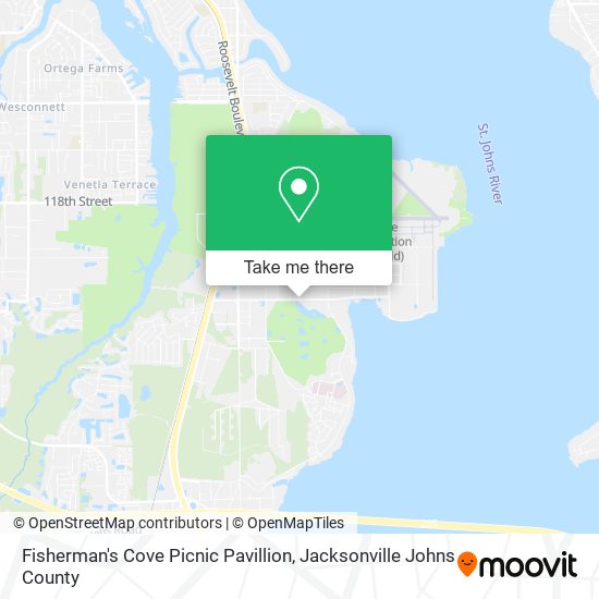 Fisherman's Cove Picnic Pavillion map