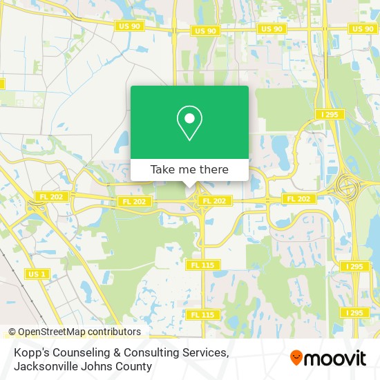 Mapa de Kopp's Counseling & Consulting Services