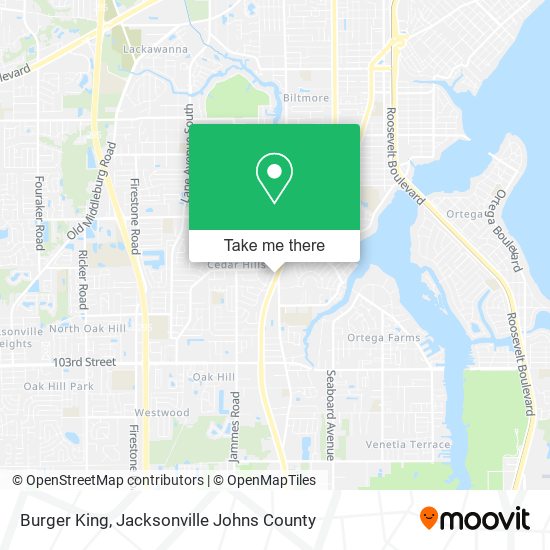 Burger King map