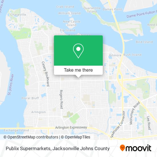 Publix Supermarkets map