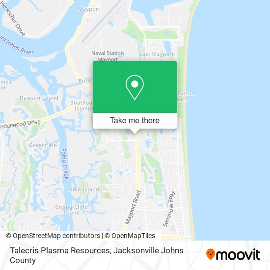 Talecris Plasma Resources map