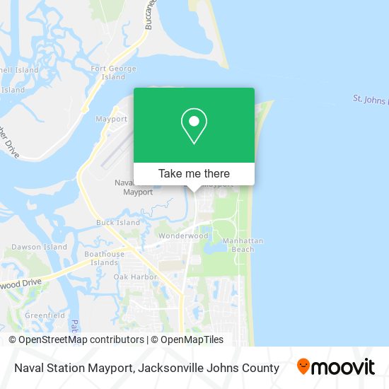 Naval Station Mayport map