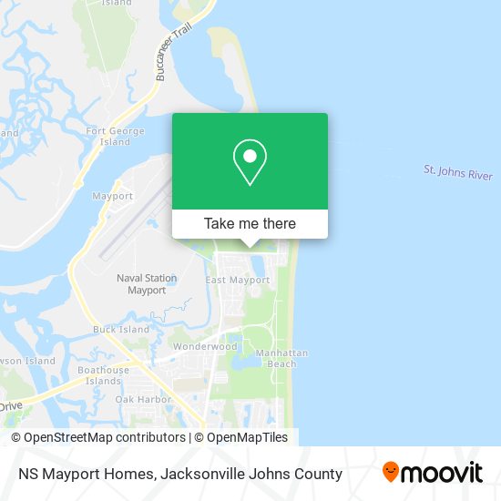 NS Mayport Homes map