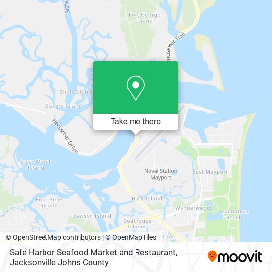 Safe Harbor Seafood Market and Restaurant map