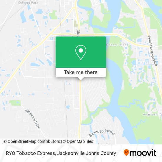 RYO Tobacco Express map