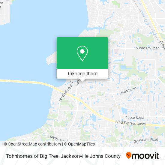 Mapa de Tohnhomes of Big Tree