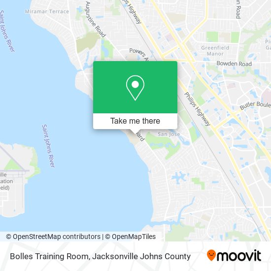 Mapa de Bolles Training Room