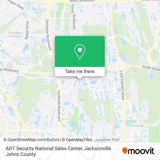 ADT Security National Sales Center map