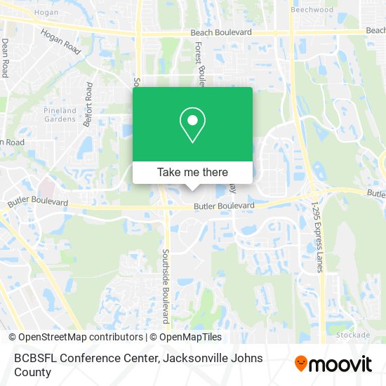 BCBSFL Conference Center map