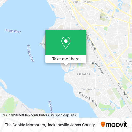 The Cookie Momsters map